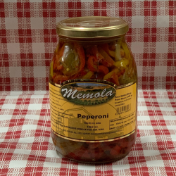 Peperoni a filetti all'olio